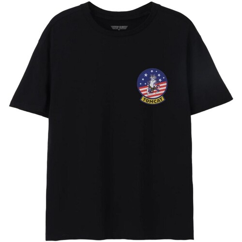 Abbigliamento Uomo T-shirts a maniche lunghe Top Gun Tomcat Nero