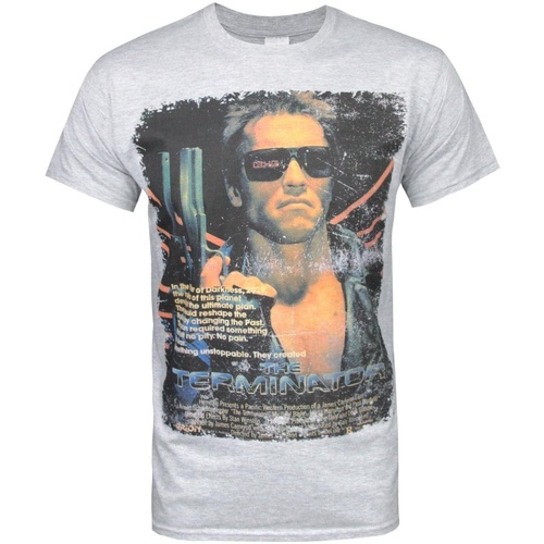 Abbigliamento Uomo T-shirts a maniche lunghe Terminator NS7914 Grigio