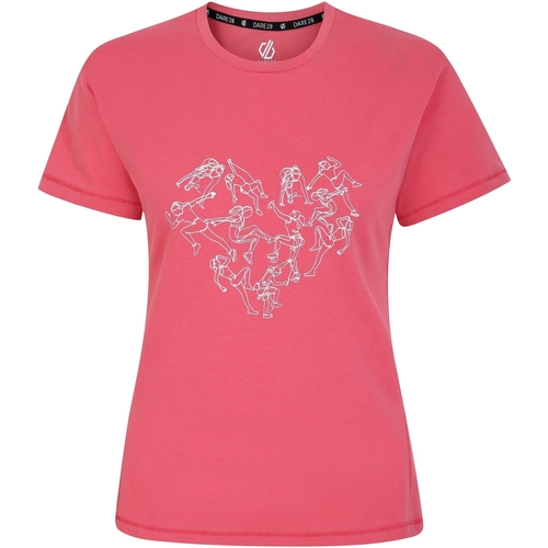 Abbigliamento Donna T-shirts a maniche lunghe Dare 2b Tranquility II Rosso