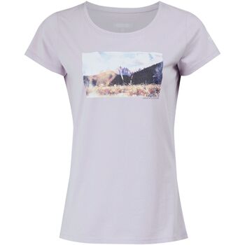 Abbigliamento Donna T-shirts a maniche lunghe Regatta Breezed IV Viola