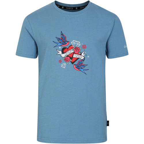 Abbigliamento Unisex bambino T-shirt maniche corte Dare 2b Trailblazer II Blu