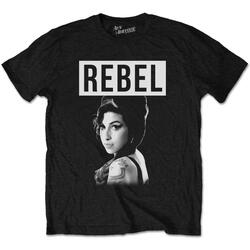 Abbigliamento T-shirts a maniche lunghe Amy Winehouse Rebel Nero