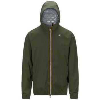 Abbigliamento Uomo Giacche / Blazer K-Way Giacca Jack Stretch Nylon Jersey Uomo Green Cypress Verde