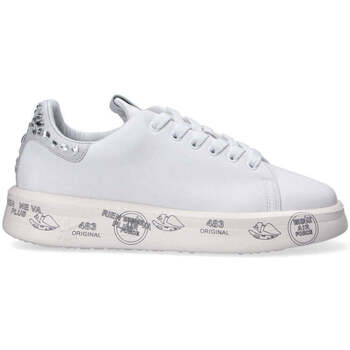 Premiata sneaker Belle bianca con strass Bianco