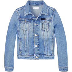 Abbigliamento Bambina Giubbotti Calvin Klein Jeans AUTHENTIC MID BLUE DENIM JACKET Blu
