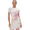 Image of Abito Lunghi Calvin Klein Jeans AOP RIB SHORT SLEEVE DRESS