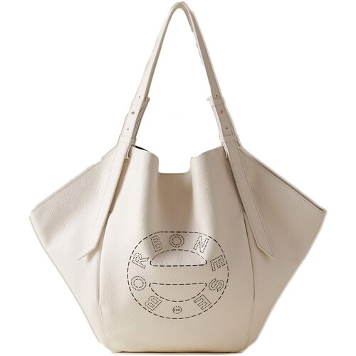 Borse Donna Tote bag / Borsa shopping Borbonese 149239 Crema