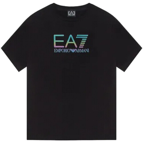 Abbigliamento Bambino T-shirt maniche corte Emporio Armani EA7 3DBT53-BJ02Z Nero