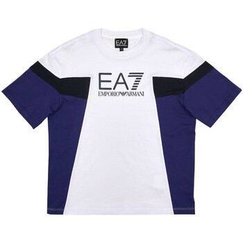 Abbigliamento Bambino T-shirt maniche corte Emporio Armani EA7 3DBT66-BJ02Z Bianco