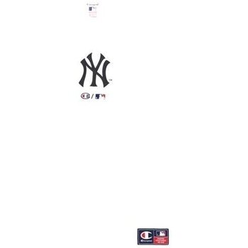 Abbigliamento Uomo T-shirt maniche corte Champion T-Shirt Uomo Major League Baseball New York Yankees Bianco