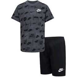 Abbigliamento Bambino T-shirt & Polo Nike 86L773-023 Grigio
