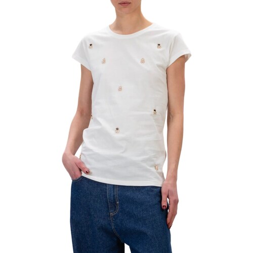 Abbigliamento Donna Polo maniche lunghe Vicolo RB0180 Bianco