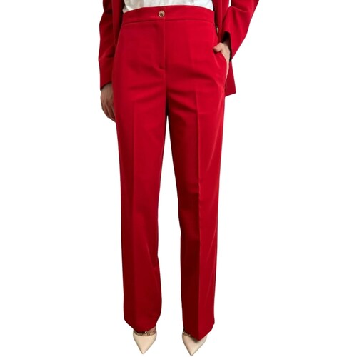 Abbigliamento Donna Pantaloni 5 tasche Vicolo TB0236 Rosso
