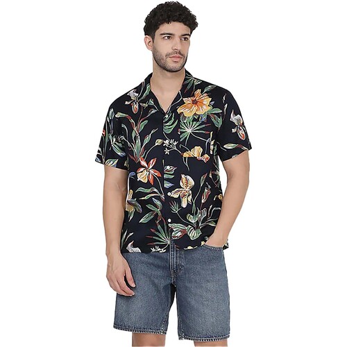 Abbigliamento Uomo Camicie maniche lunghe Levi's The Sunset Camp Shirt Nepenthe Floral Na Multicolore