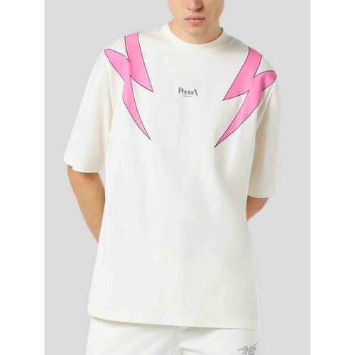 Abbigliamento Uomo T-shirt maniche corte Phobia PH00652 Bianco