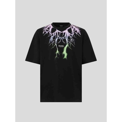 Abbigliamento Uomo T-shirt maniche corte Phobia PH00539 Nero