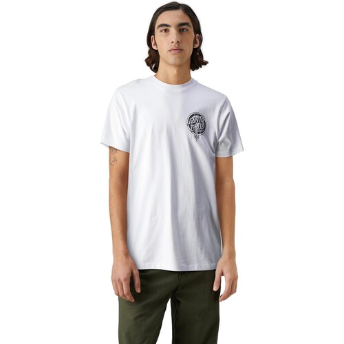 Abbigliamento Uomo T-shirt maniche corte Santa Cruz  Bianco