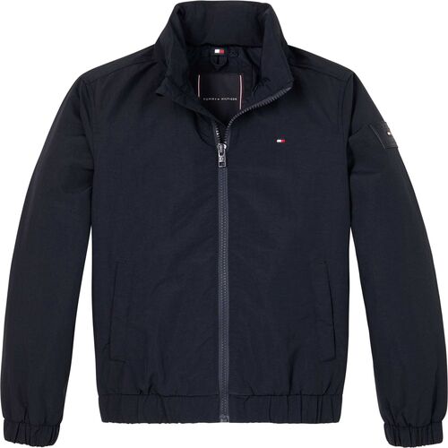Abbigliamento Bambino giacca a vento Tommy Hilfiger Giacca Essential leggera relaxed fit KB0KB09104 Blu