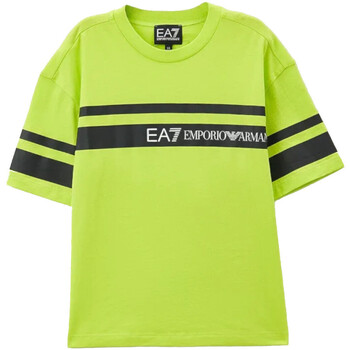 Abbigliamento Bambino T-shirt maniche corte Emporio Armani EA7 3DBT58-BJ02Z Verde