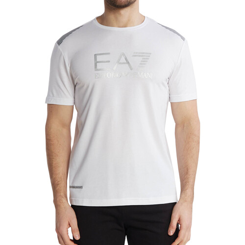 Abbigliamento Uomo T-shirt maniche corte Emporio Armani EA7 3DPT29-PJULZ Bianco