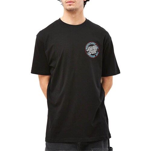 Abbigliamento Uomo T-shirt maniche corte Santa Cruz SCA-TEE-10737 Nero