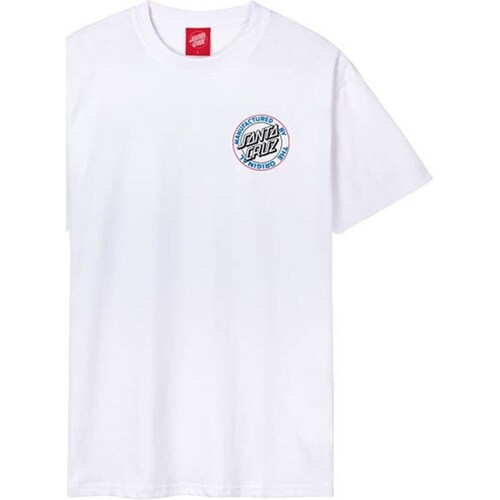 Abbigliamento Uomo T-shirt maniche corte Santa Cruz SCA-TEE-10731 Bianco