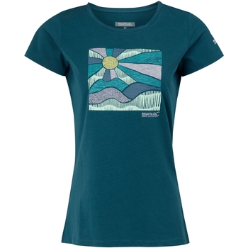 Abbigliamento Donna T-shirts a maniche lunghe Regatta Breezed IV Blu