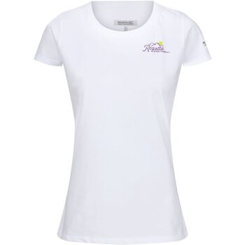 Abbigliamento Donna T-shirts a maniche lunghe Regatta Breezed IV Bianco