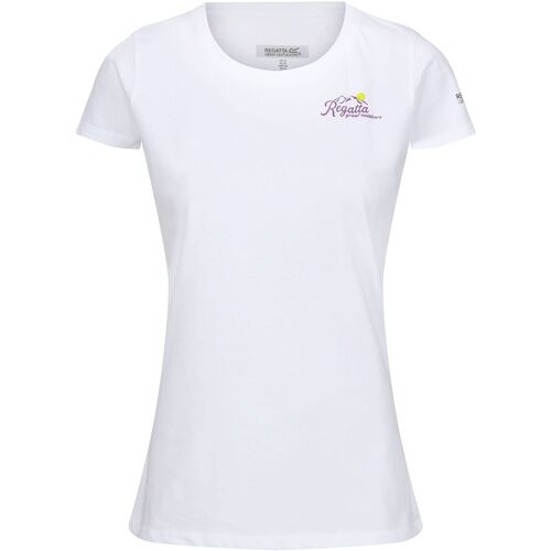 Abbigliamento Donna T-shirts a maniche lunghe Regatta Breezed IV Bianco