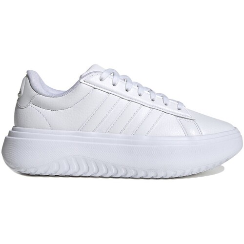 Scarpe Donna Running / Trail adidas Originals Sneakers Grand Court Platform Bianco
