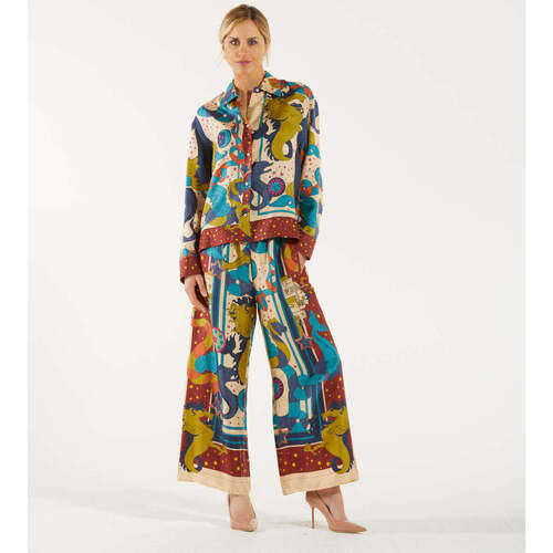 Abbigliamento Donna Camicie Max Mara Weekend camicia fantasia astratta multicol Multicolore