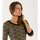 Abbigliamento Donna T-shirts a maniche lunghe Moschino abito in maglia logato Oro