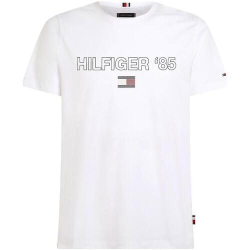 Abbigliamento T-shirt maniche corte Tommy Hilfiger  Bianco
