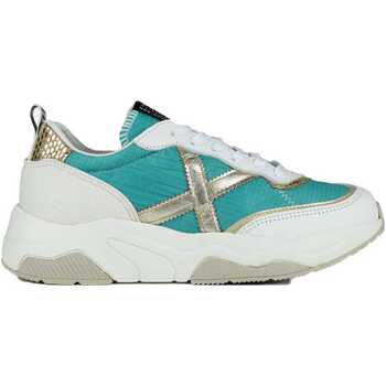 Scarpe Donna Sneakers Munich WAVE BIANCA AZZURRA ORO 153 8770153 Blu