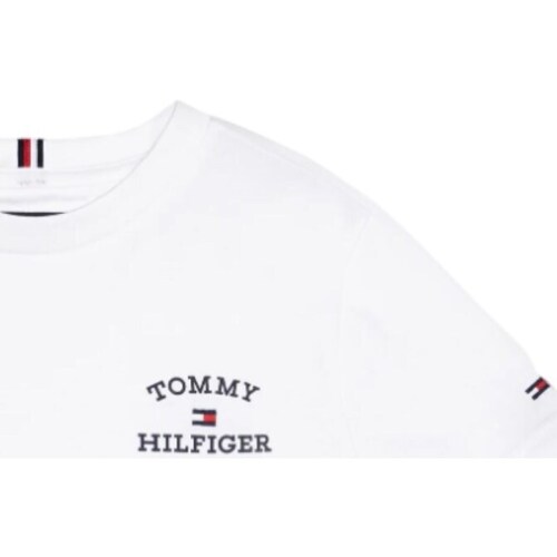 Abbigliamento Bambino T-shirts a maniche lunghe Tommy Hilfiger KB0KB08807 Bianco