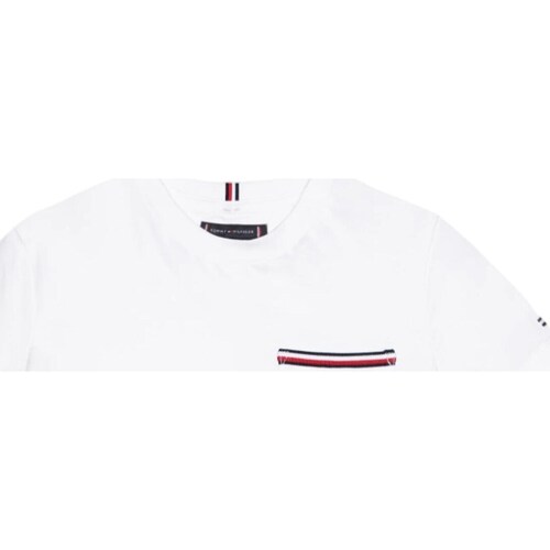 Abbigliamento Bambino T-shirts a maniche lunghe Tommy Hilfiger KB0KB08817 Bianco