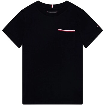 Abbigliamento Bambino T-shirts a maniche lunghe Tommy Hilfiger KB0KB08817 Blu
