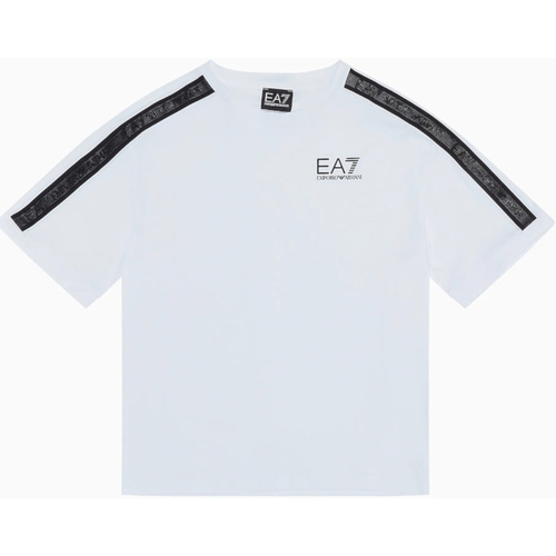 Abbigliamento Bambino T-shirt maniche corte Emporio Armani EA7 3DBT56-BJ02Z Bianco