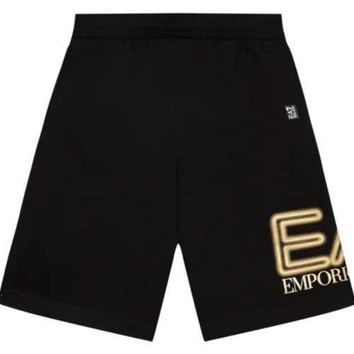 Abbigliamento Bambino Shorts / Bermuda Emporio Armani EA7 3DBS57-BJ05Z Nero