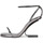 Scarpe Donna Décolleté Jeffrey Campbell sandali con tacco eleganti Charged Argento