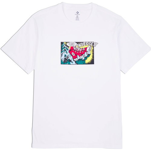 Abbigliamento Uomo T-shirt maniche corte Converse Comic Bianco