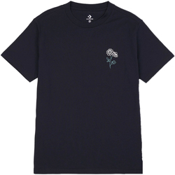 Abbigliamento Donna T-shirt maniche corte Converse Spring Blooms Flower Nero