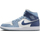 Scarpe Donna Sneakers Nike Wmns Air Jordan 1 Mid Bianco