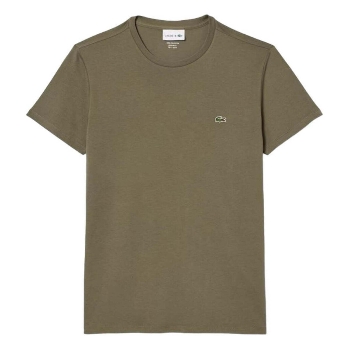 Abbigliamento Uomo T-shirt & Polo Lacoste T-Shirt e Polo Uomo  TH6709 316 Verde Verde
