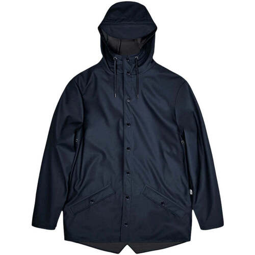 Abbigliamento Uomo Giacche Rains Giubbino Unisex adulto Jacket W3 12010 47 Navy Blu Blu