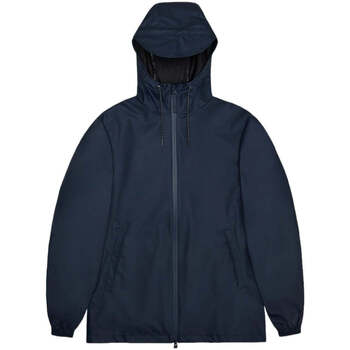 Abbigliamento Uomo Giacche Rains Giubbino Uomo Storm Breaker W3 18370 47 Navy Blu Blu