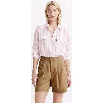 Abbigliamento Donna Camicie Levi's A7467 0007 - DOREEN UTILITY-FRANCIS STRIPE TAMELESS ROSE Bianco