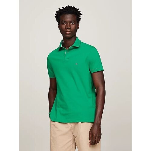 Abbigliamento Uomo T-shirt & Polo Tommy Hilfiger MW0MW17770 - 1985 REGULAR POLO-L4B OLYMPIC GREEN Verde