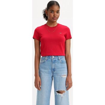 Levi's 39185 0303 - PERFECT TEE-CRIPT RED Rosso