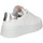 Scarpe Donna Sneakers Gio + Gio+ PIA130A combi farfalla bianco argento Bianco